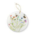 Load image into Gallery viewer, Beecause I Miss You Watercolor Ceramic Ornament