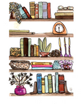 Load image into Gallery viewer, Watercolor Bookshelf Class at Studio HuArt