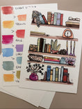 Load image into Gallery viewer, Watercolor Bookshelf Class at Studio HuArt