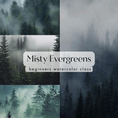 Load image into Gallery viewer, Misty Evergreens Beginner's Watercolor Class at Island Lake Inn