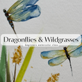 Load image into Gallery viewer, Dragonflies and Wildgrasses Watercolor Class at Island Lake Inn