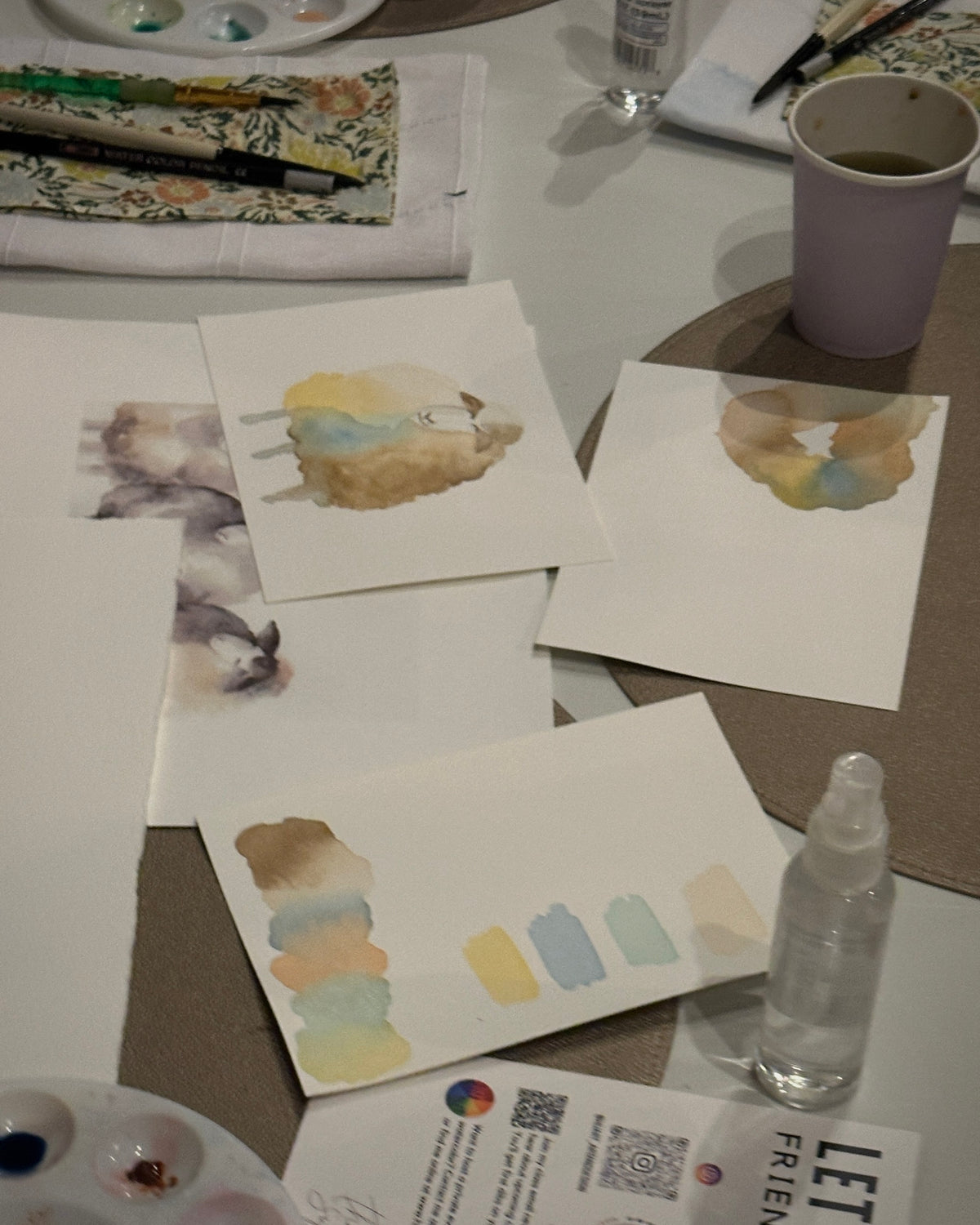 Watercolor Sheep Class