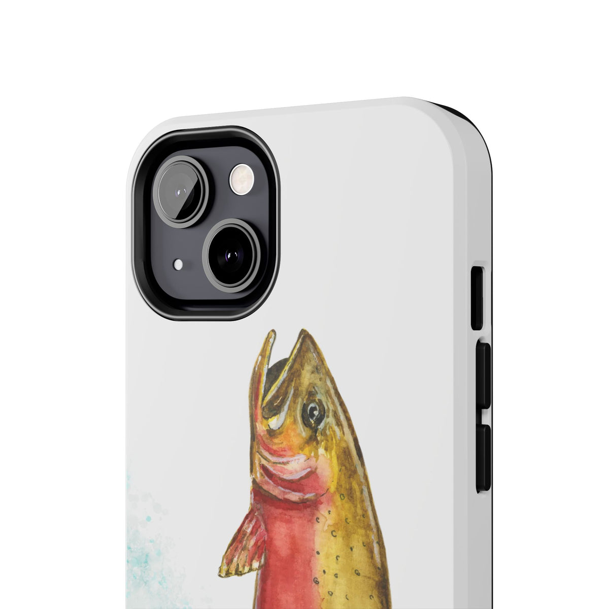 Cutthroat Trout Watercolor Phone Cases