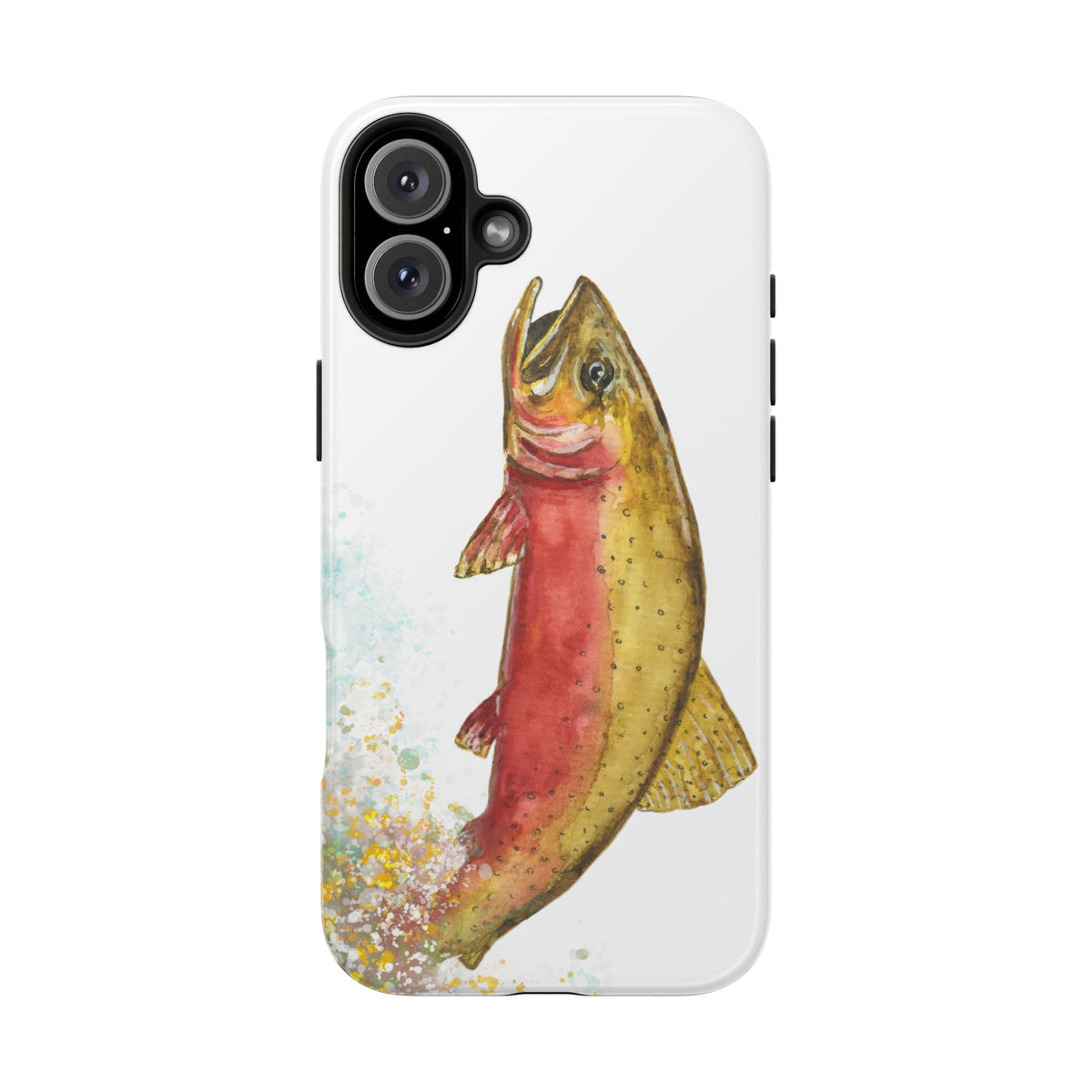 Cutthroat Trout Watercolor Phone Cases
