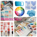 Load image into Gallery viewer, Back to Basics Watercolor Class at HuArt Studio
