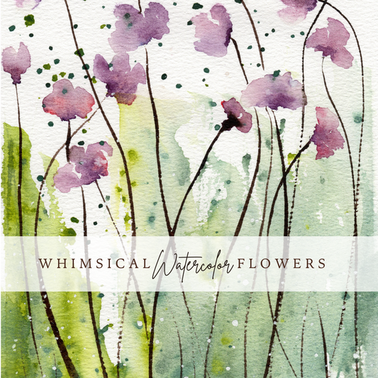 Whimsical Florals Watercolor Class at Island Lake Inn