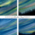 Load image into Gallery viewer, Aurora Forest Watercolor Class at Island Lake Inn
