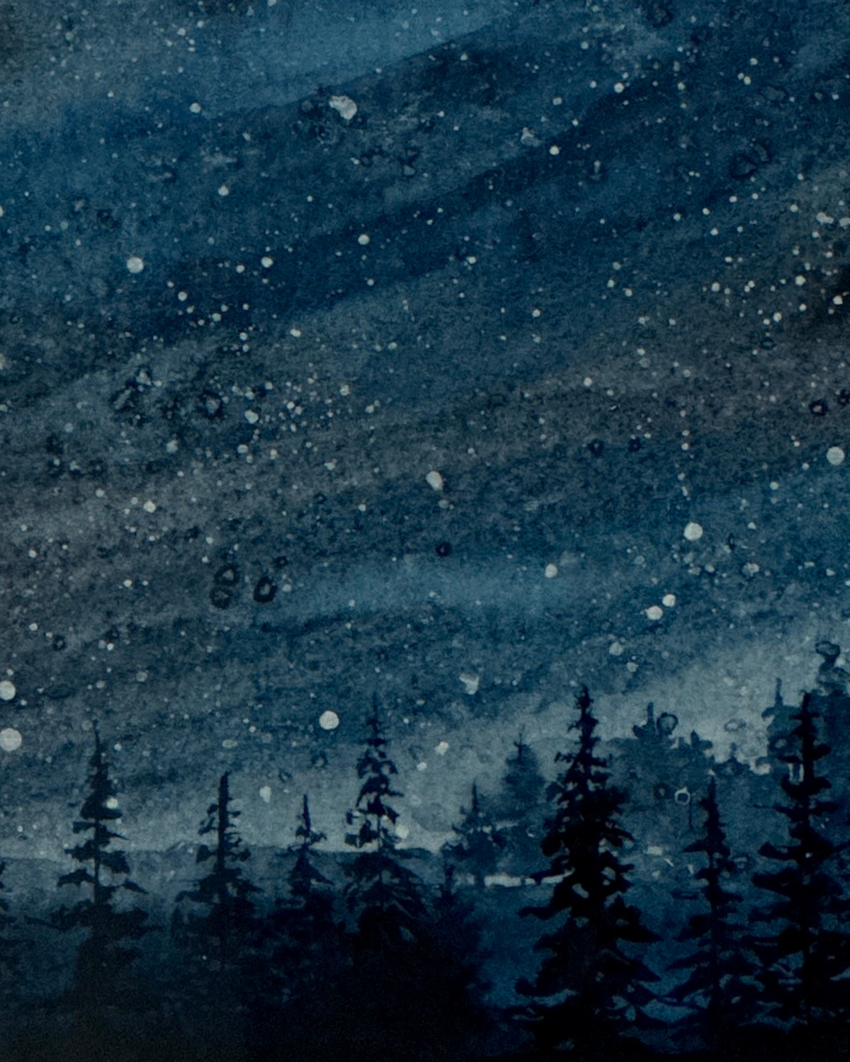 Practical Magic's Starry Night Watercolor Class
