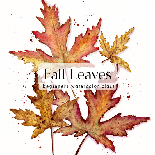 Fall Leaves Watercolor Class at The Duluth Tap Exchange