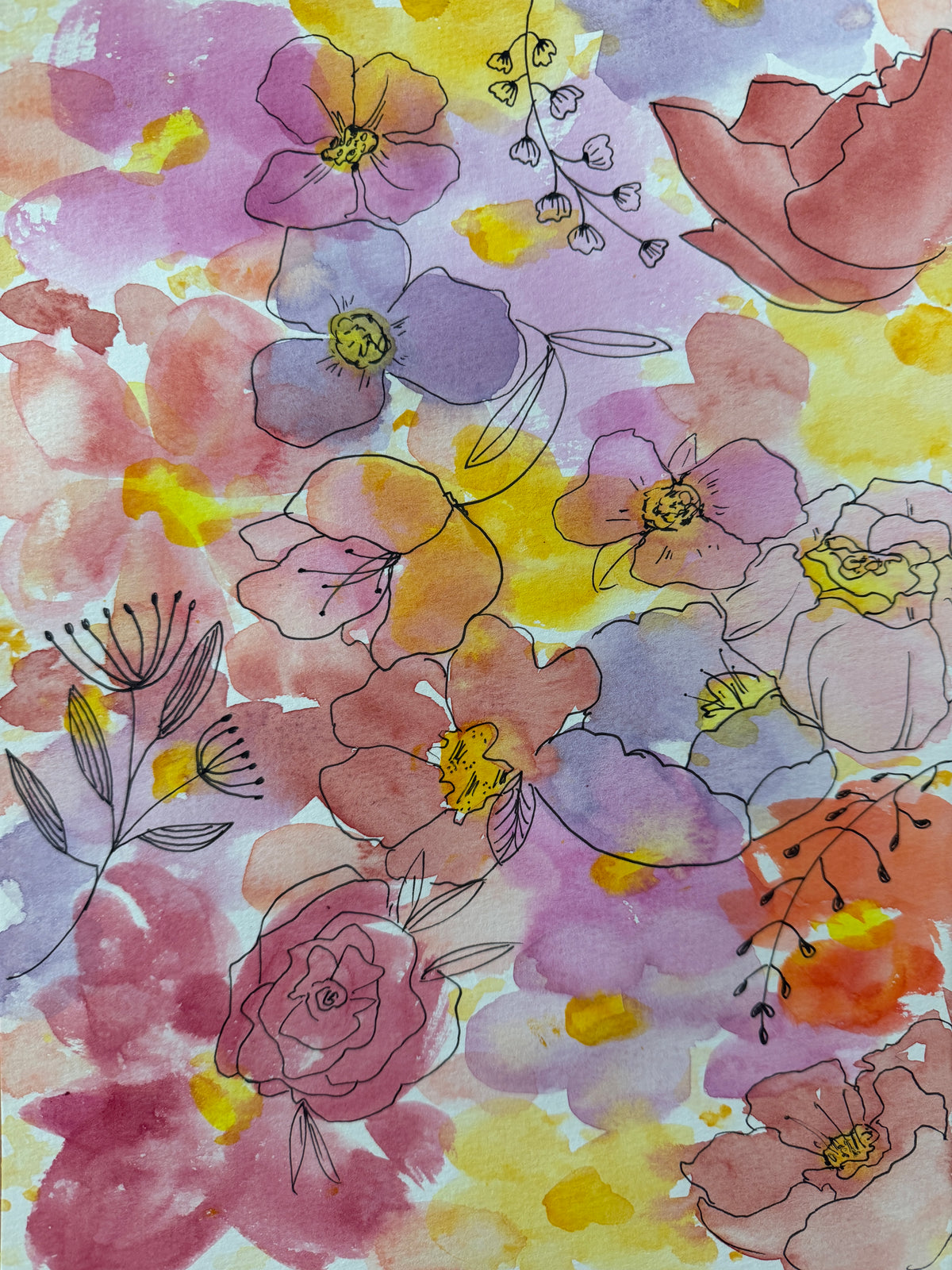 Friendsgiving Florals Watercolor Class