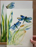 Load image into Gallery viewer, Dragonflies and Wildgrasses Watercolor Class at Island Lake Inn
