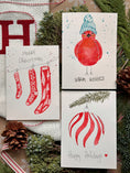 Load image into Gallery viewer, Christmas Cards Watercolor Class at Island Lake Inn
