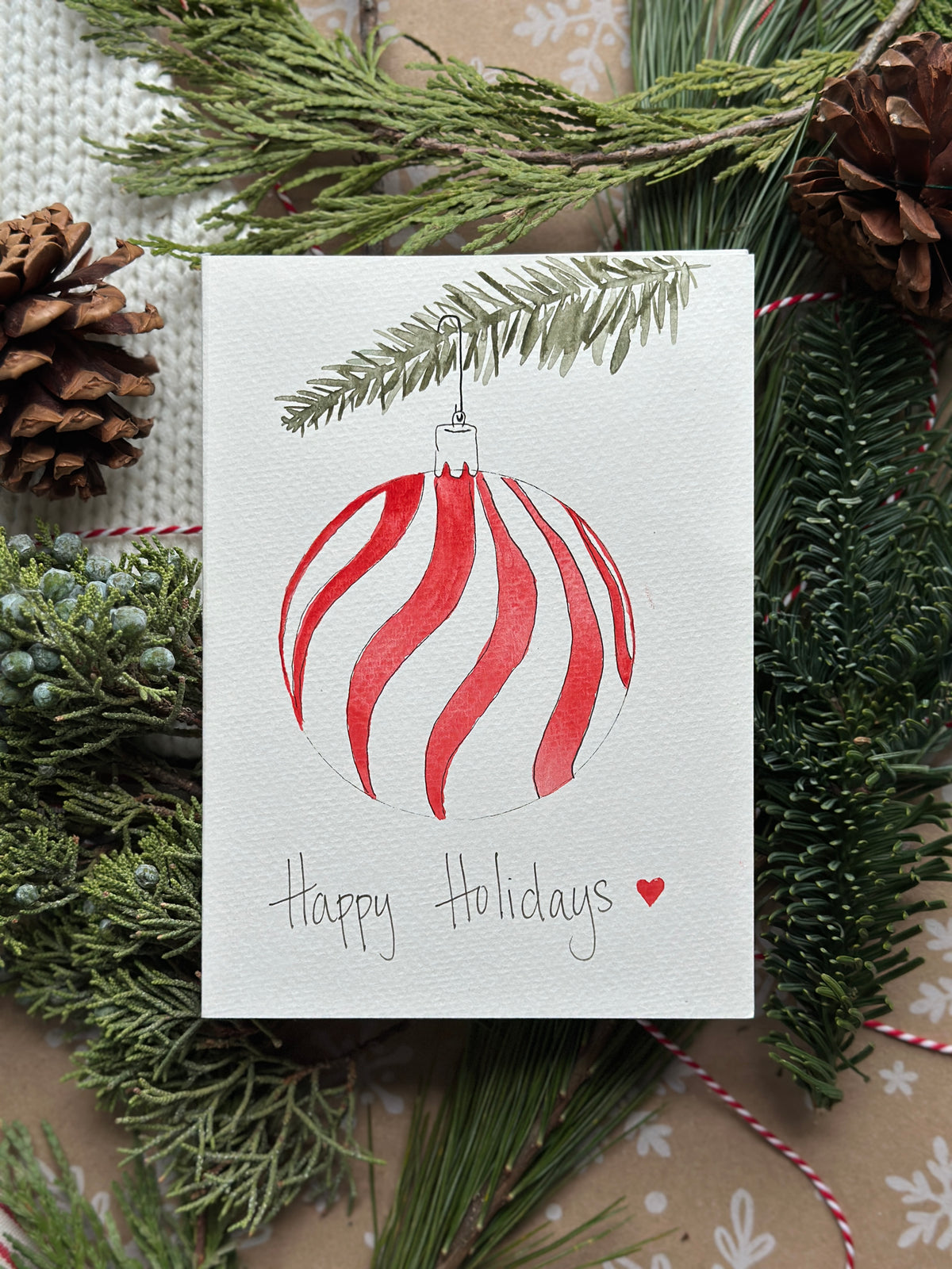 Christmas Cards Watercolor Class at Island Lake Inn