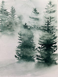 Load image into Gallery viewer, Misty Evergreens Beginner's Watercolor Class at Island Lake Inn
