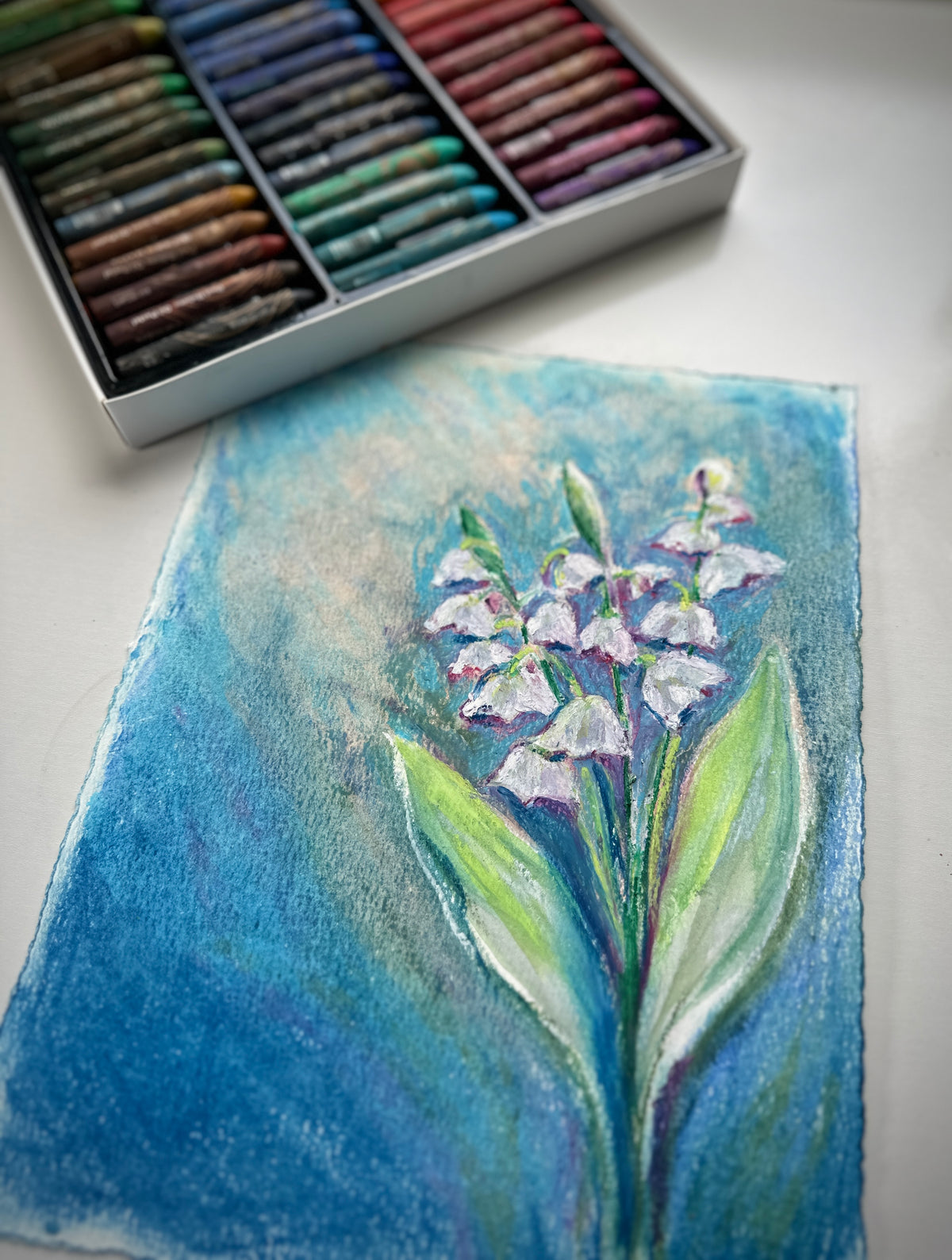 May Flower Mixed Media Beginners Class