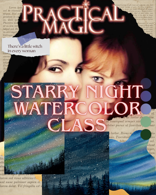 Practical Magic's Starry Night Watercolor Class