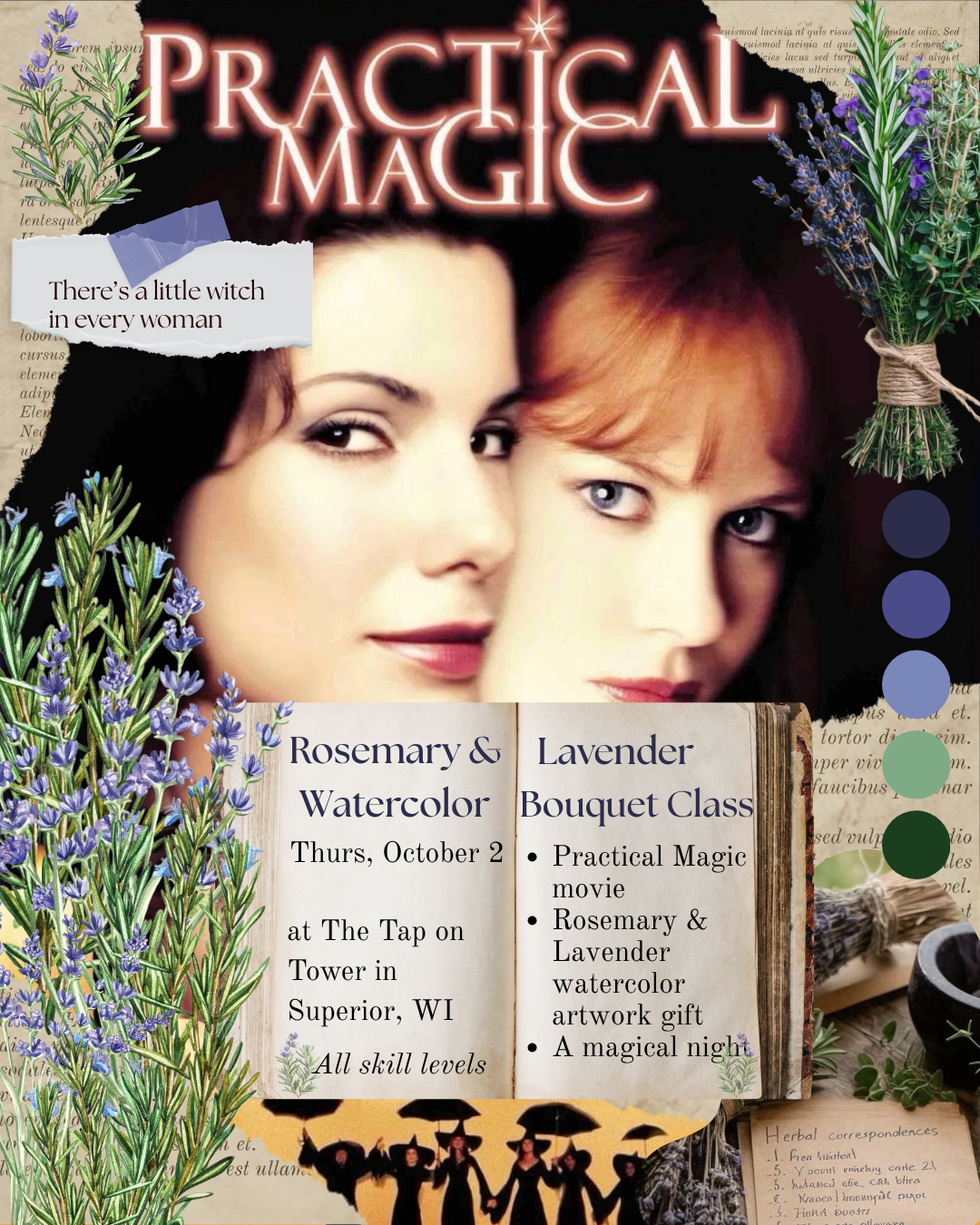 Practical Magic Beginners Watercolor Class