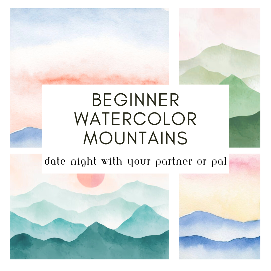 Watercolor Mountain Landscape Beginners Class